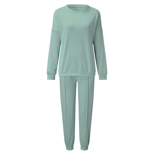 Damen nan weiches Oversize-Sweatshirt und weite Relaxhose im Vintage-Washed-Finish EB
