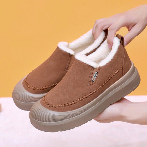 Damen Fleecegefütterte Freizeitschuhe mit rutschfester Sohle EB