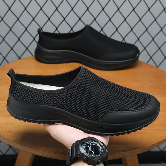 Damen Atmungsaktive Slip-On Freizeitschuhe mit flexiblem Material EB