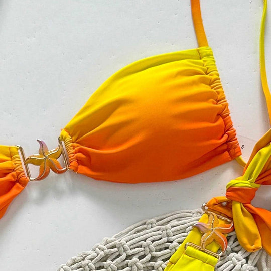Damen Bikiniset mit schickem Glitzer-Detail EB