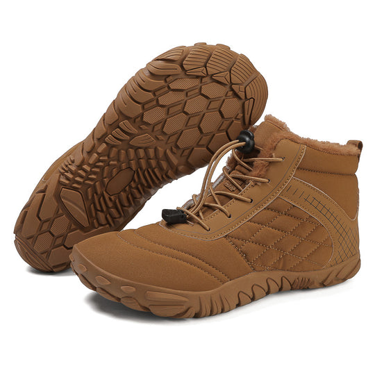 Damen Warme Outdoor-Stiefel mit rutschfester Sohle und praktischem Schnellschnürsystem EB