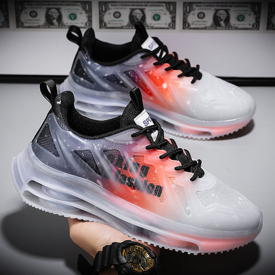 Damen sportliche Lauf-Sneaker mit luftiger Mesh-Oberfläche und stoßdämpfender Sohlentechnologie EB