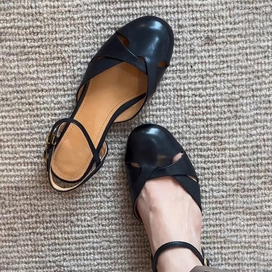 Damen Slingback Ballerinas mit elegantem Riemendesign und komfortabler Passform EB