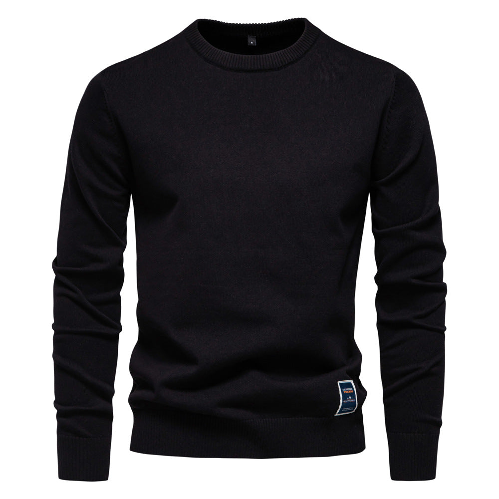 Herren Strickpullover aus hochwertiger Baumwollmischung mit angenehmer Passform EB