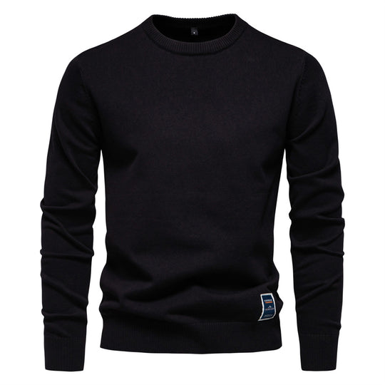 Herren Strickpullover aus hochwertiger Baumwollmischung mit angenehmer Passform EB