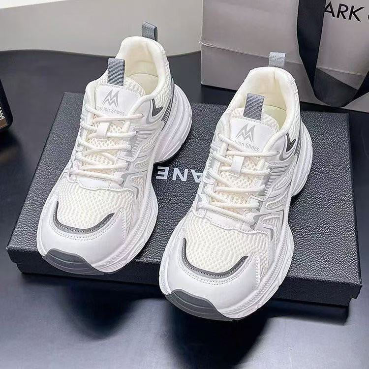 Damen Sportliche Laufschuhe mit atmungsaktivem Mesh-Obermaterial und stabiler Dämpfung EB