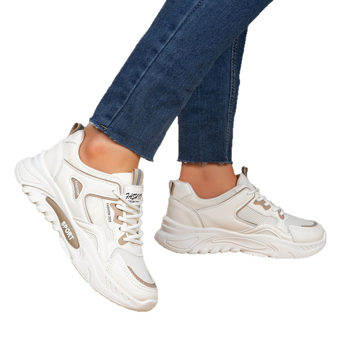 Damen Sportliche Lifestyle-Sneaker mit ergonomischer Dämpfung und luftiger Mesh-Oberfläche EB
