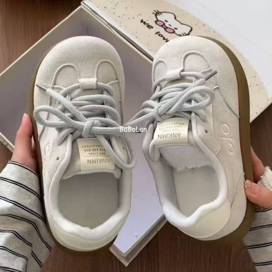 Damen Freizeit-Sneaker mit weichem Obermaterial und bequemer Dämpfung EB