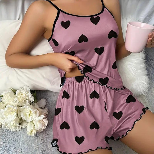 EB | Hosenträgerweste Shorts Loungewear Set