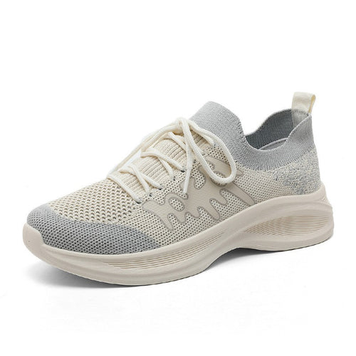 Damen Sportliche Laufschuhe mit atmungsaktivem Mesh-Obermaterial und flexiblem Sohlenprofil EB
