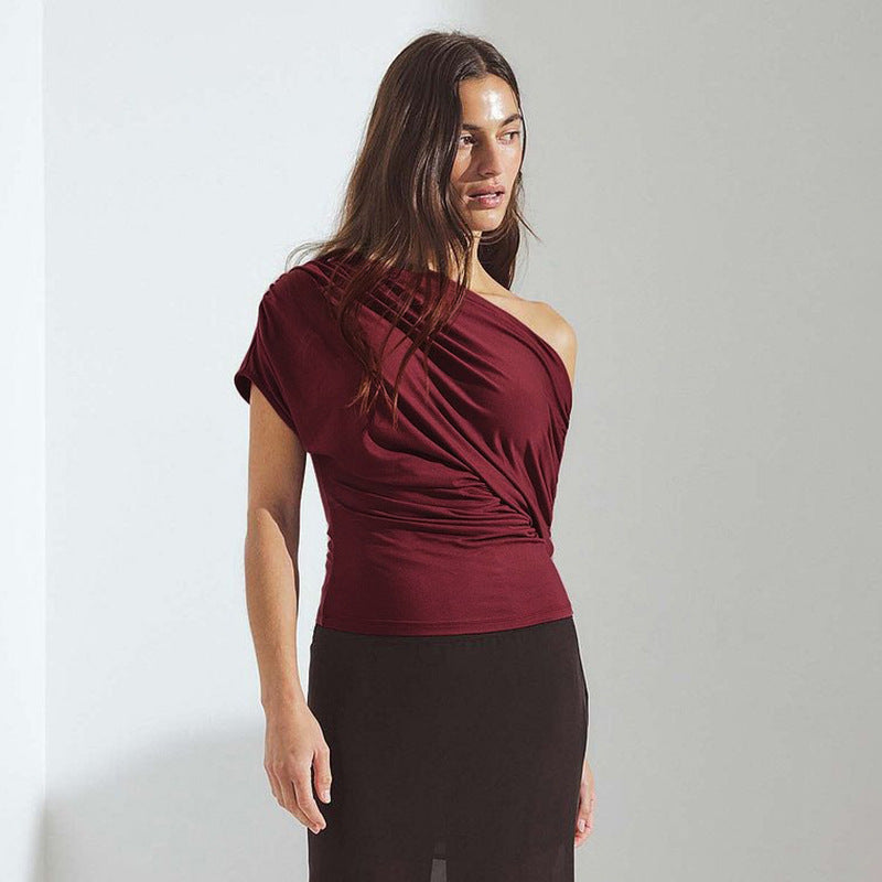 Damen asymmetrisches Top EB