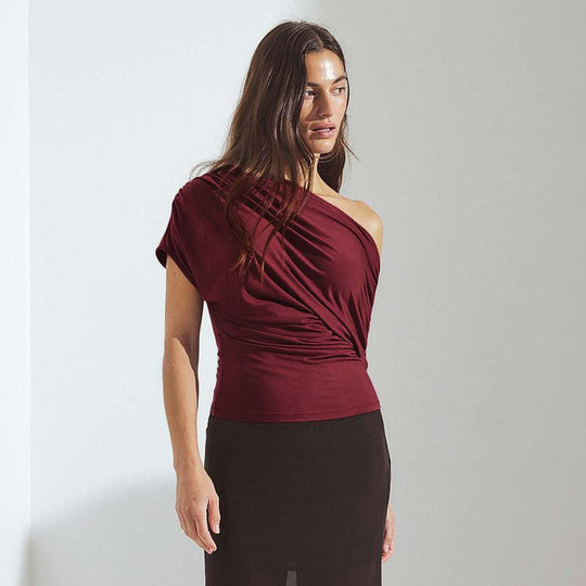 Damen asymmetrisches Top EB