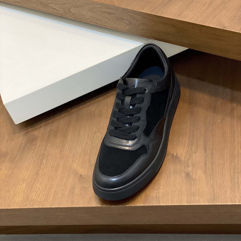 Damen hochwertige Sneaker mit eleganter Wildleder- und Lederkombination EB
