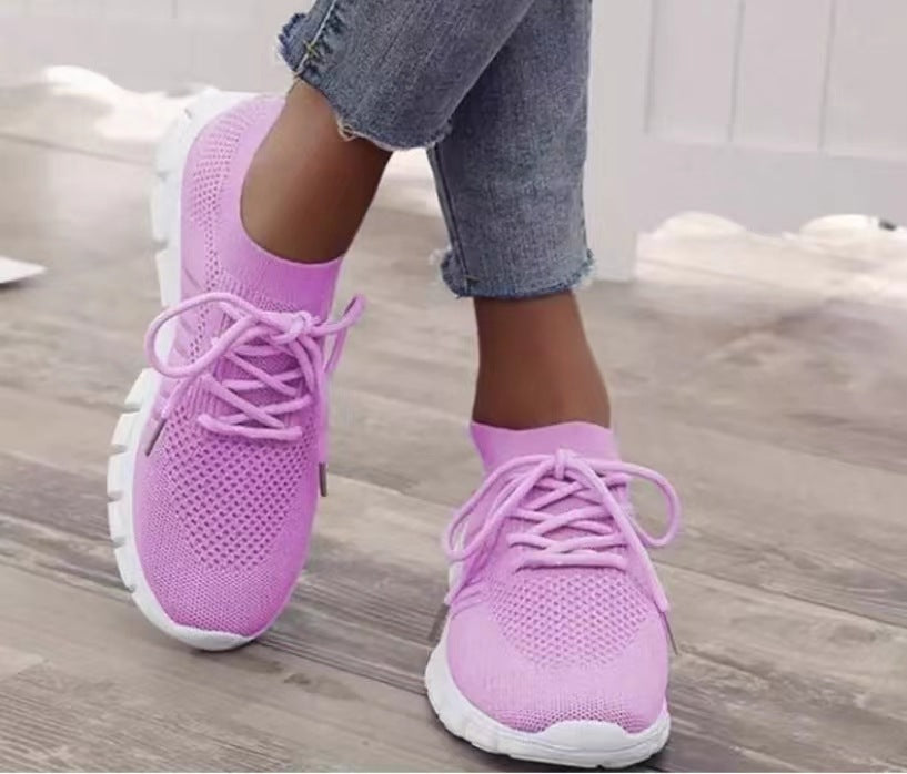 Damen Atmungsaktive Lauf-Sneakers mit flexibler Sohle EB
