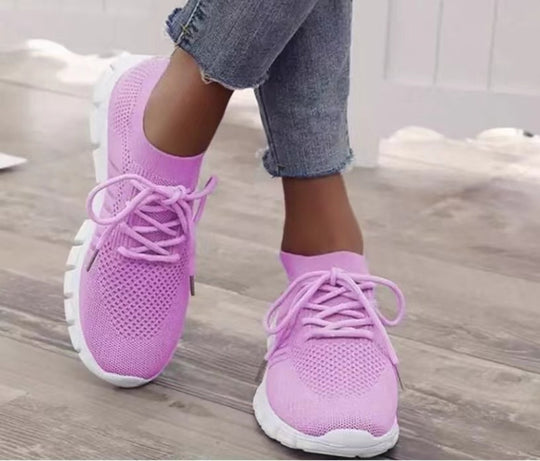 Damen Atmungsaktive Lauf-Sneakers mit flexibler Sohle EB