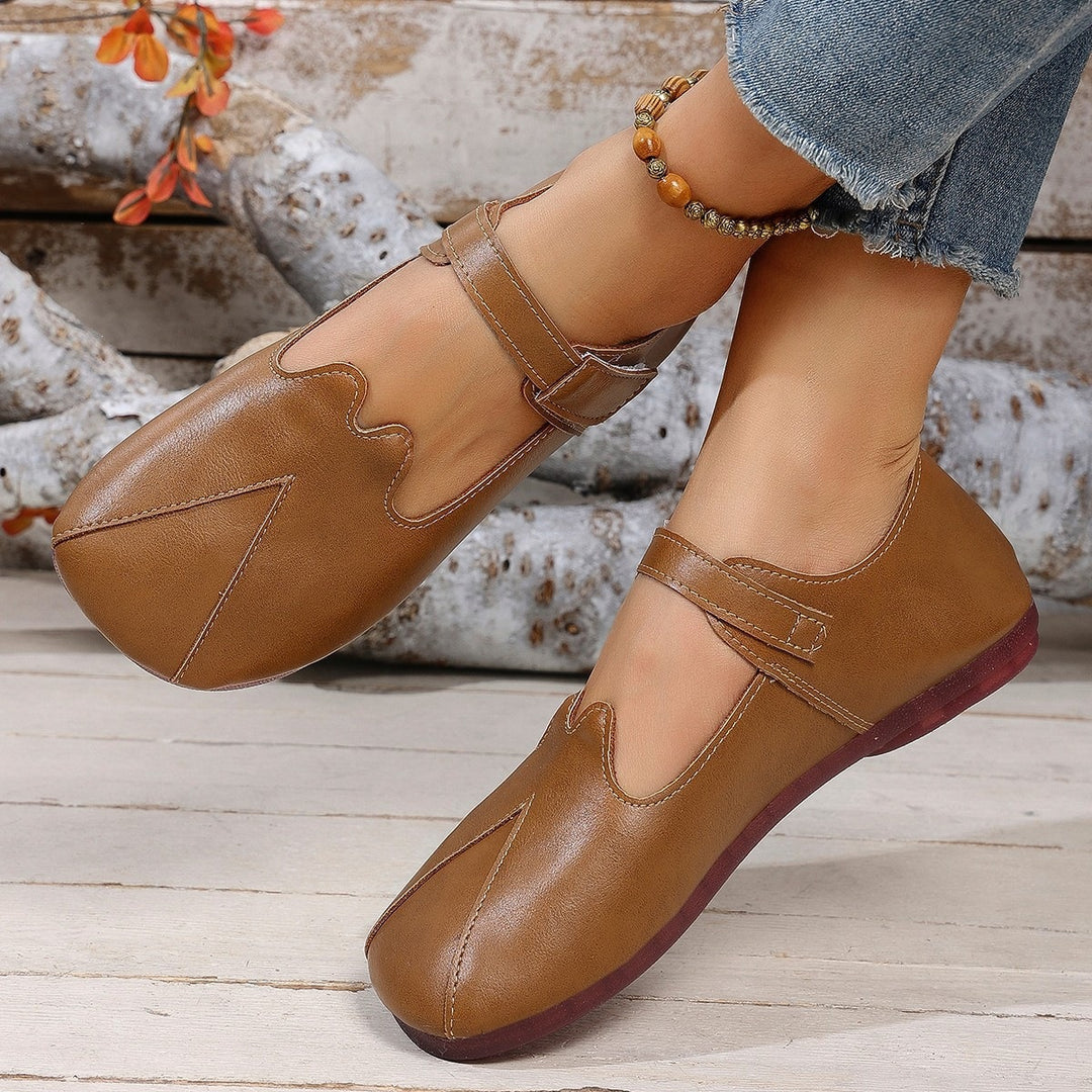 Damen Bequeme Sneaker mit verstellbarem Riemendesign EB