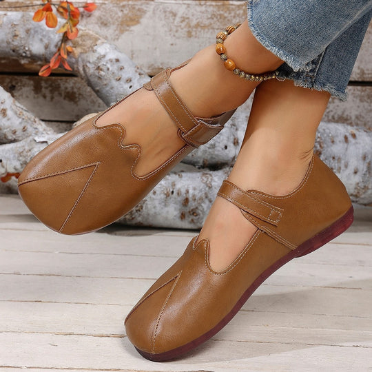 Damen Bequeme Sneaker mit verstellbarem Riemendesign EB
