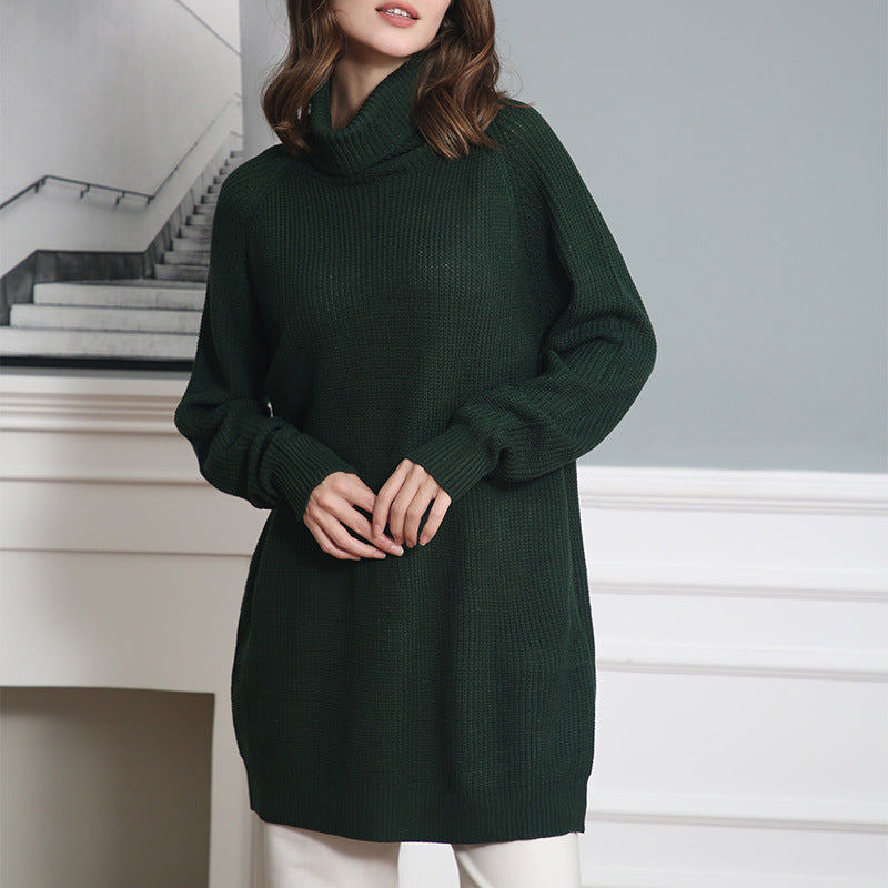 Damen Kuscheliger Rollkragenpullover aus weichem Strick EB