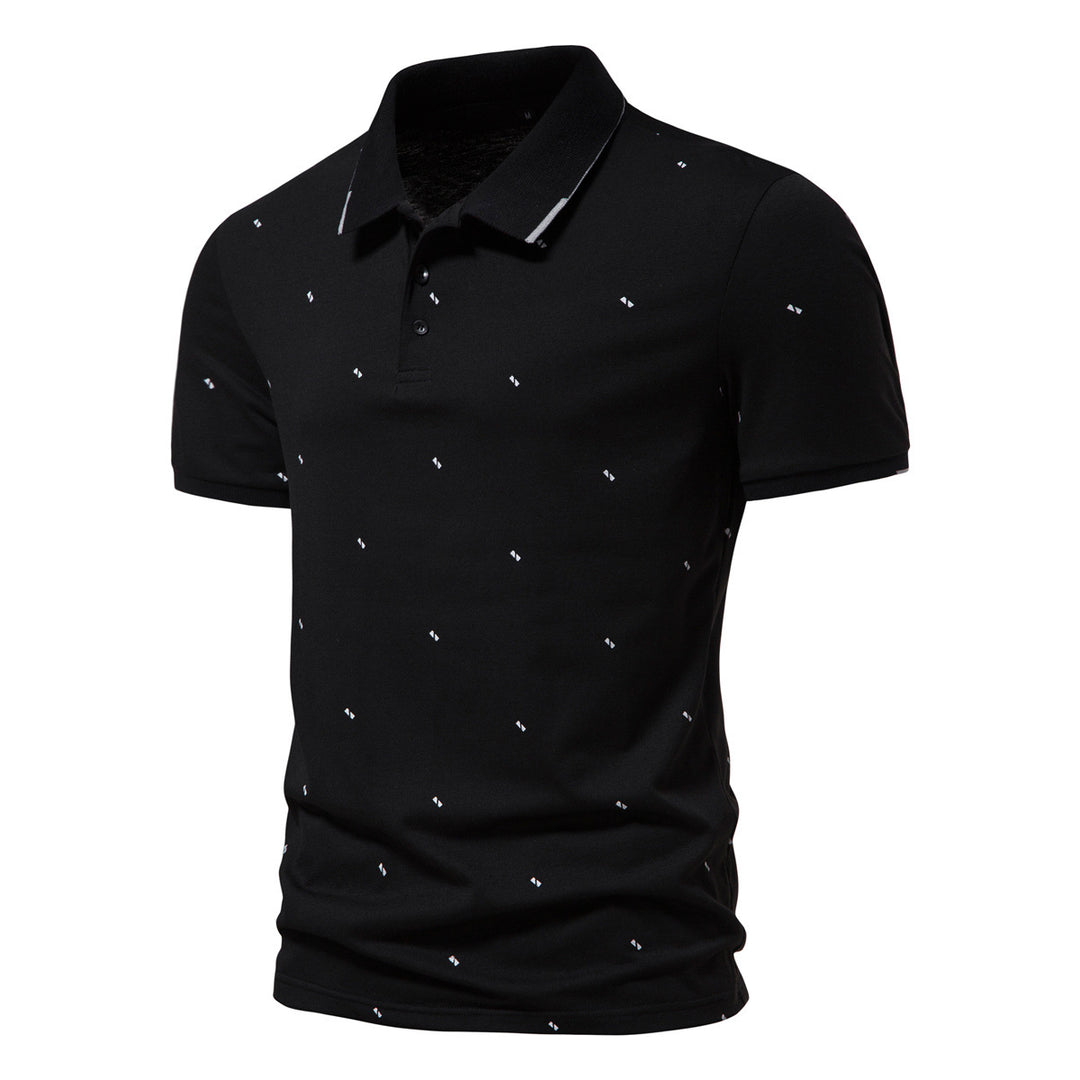 Herren Polohemd mit feinem Muster EB
