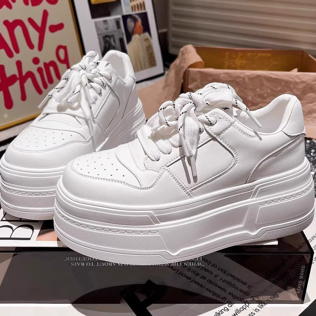 Damen Plateausneaker mit stylishem Design und atmungsaktivem Obermaterial EB