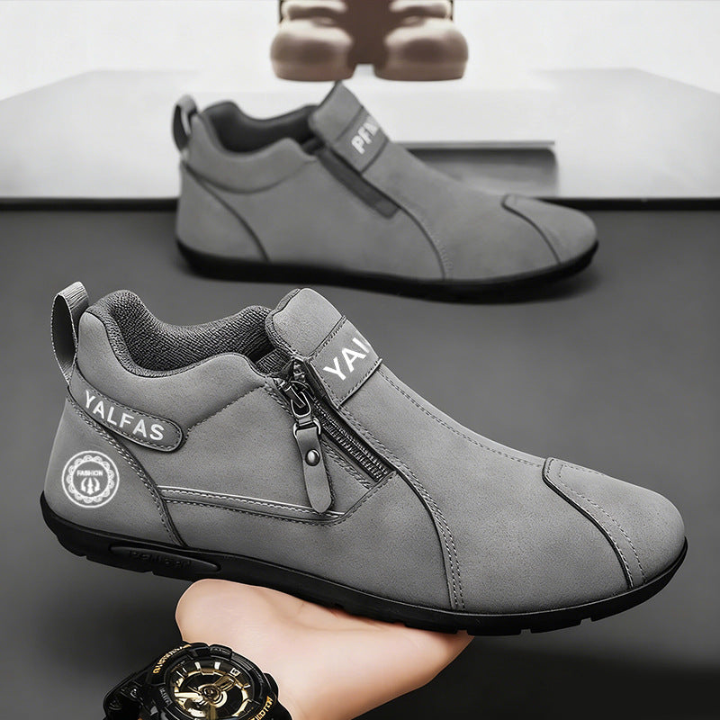 Damen Leichte und wasserabweisende Ankle Boots mit praktischem Reißverschluss EB