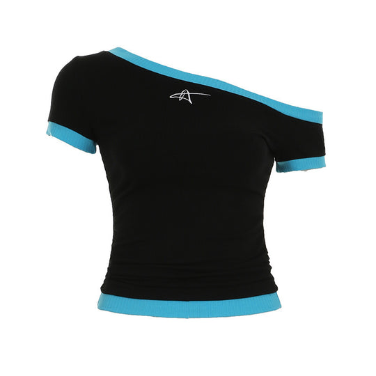 Damen figurbetontes Kurzarmshirt EB