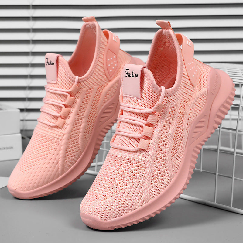 Damen Atmungsaktive Lauf-Sneaker mit flexibler Sohle und dämpfendem Fußbett EB