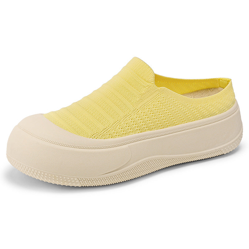 Damen Slip-On Freizeitschuhe mit atmungsaktivem Obermaterial EB