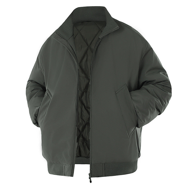 Herren Winterjacke mit warmem Innenfutter und praktischen Taschen EB