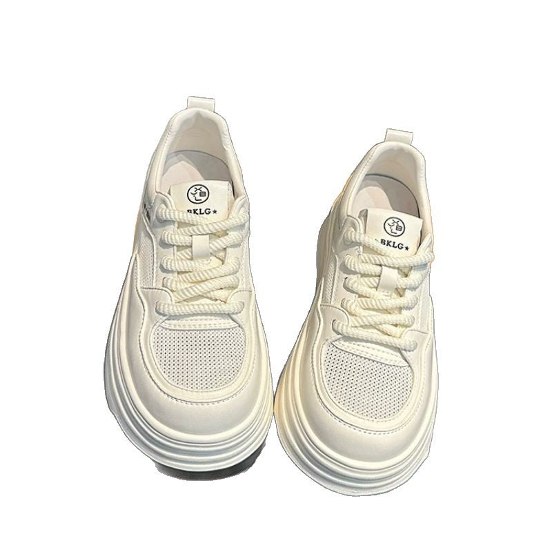 Damen Chunky-Sneaker mit dicker Plattform und atmungsaktivem Obermaterial EB