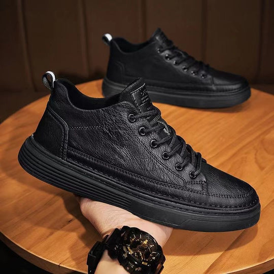 Damen Elegante Sneaker aus robustem Kunstleder mit atmungsaktiver Sohle EB