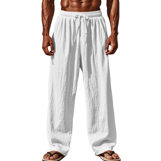 Herren luftige Sommer-Cargohose mit elastischem Bund und praktischen Seitentaschen EB