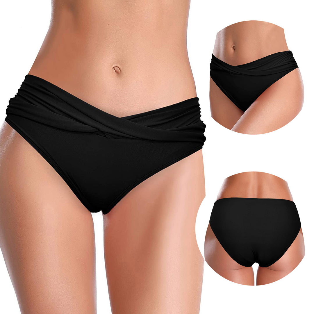 Damen Bikini-Hose mit elegantem Wickeldesign EB
