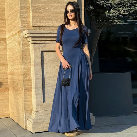 Damen Elegantes Maxikleid mit geschmeidiger Passform EB