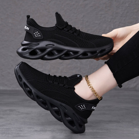Damen Hochleistungs-Laufschuhe mit atmungsaktivem Obermaterial und dämpfenden Sohlentechnologien EB