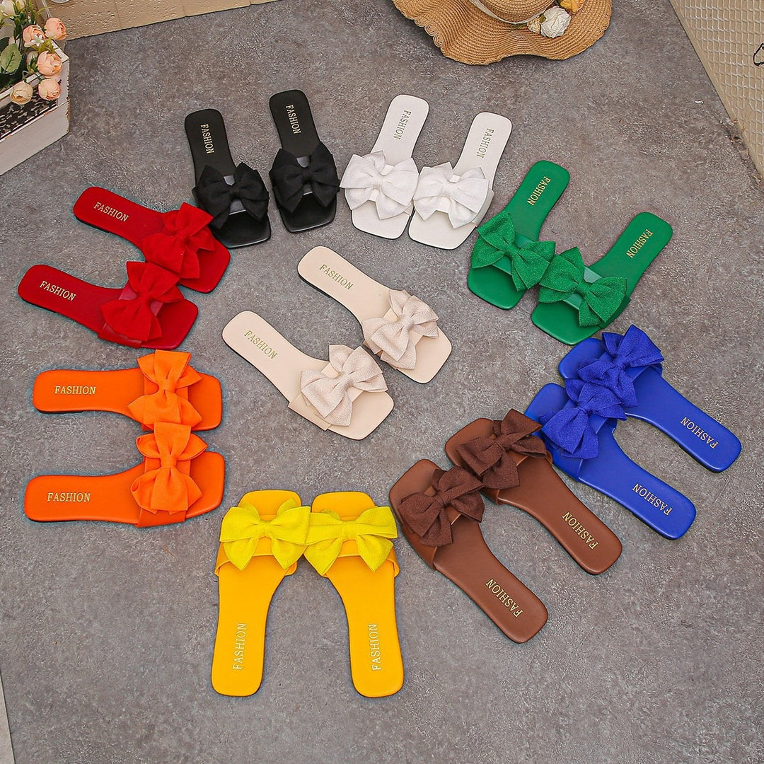 Damen Komfortable und stilvolle Sandalen mit Schleifendetail EB