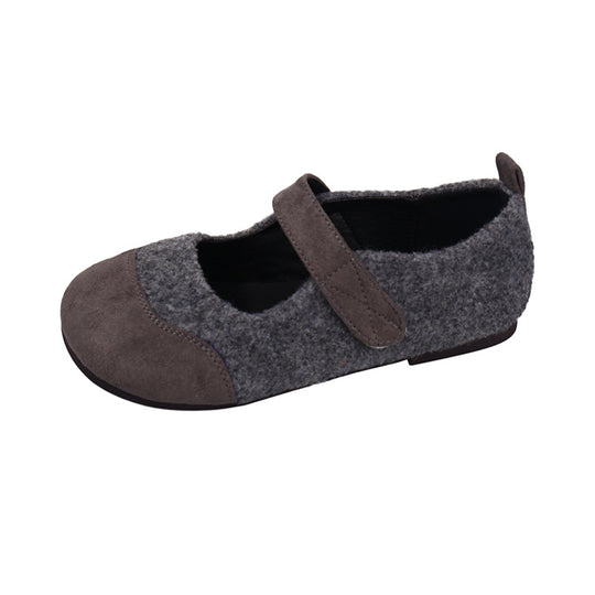 Damen Hausschuhe mit verstellbarem Riemen und warmem Innenfutter EB