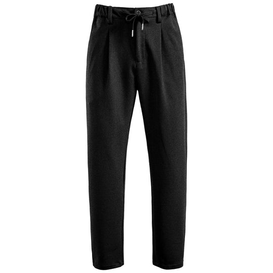 Herren nan Bundfaltenhose im Joggerstil mit Tunnelzug, Gürtelschlaufen und konischem Schnitt EB
