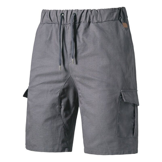 Herren lockere Cargo-Shorts mit praktischen Taschen und elastischem Bund EB