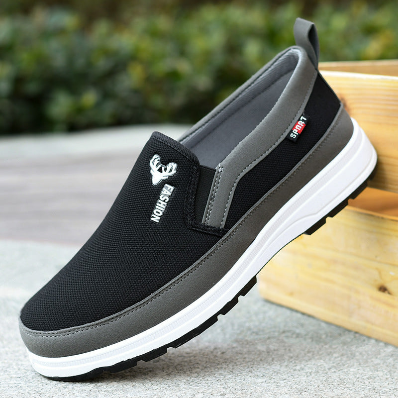 Damen Bequeme Slip-On Sneakers mit atmungsaktivem Obermaterial EB