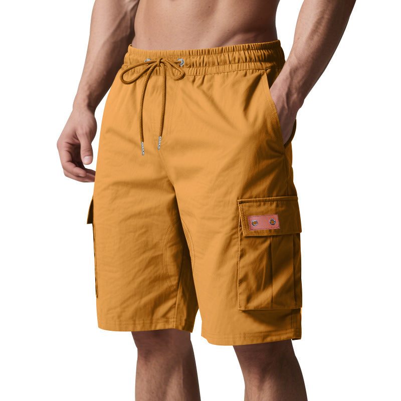 Herren Cargo-Shorts mit elastischem Bund und praktischen Taschen EB