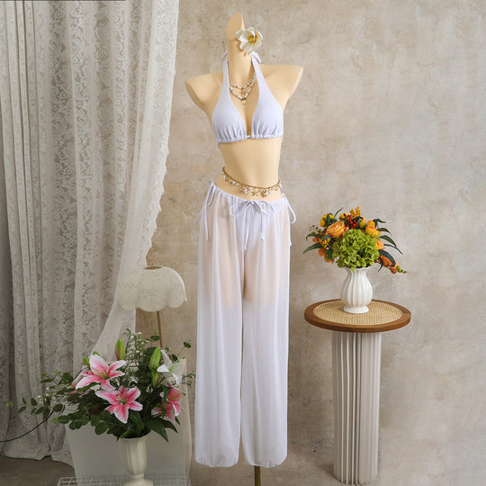 Damen Transparente Strandbekleidung EB