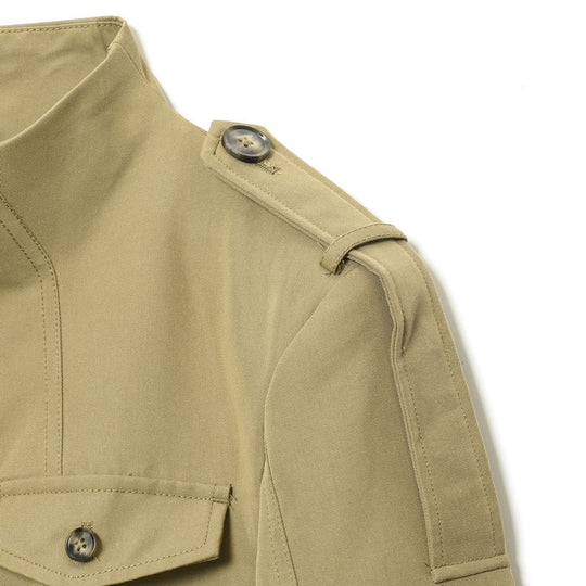 Damen Utility-Jacke mit hohen Kragen und praktischen Taschen EB