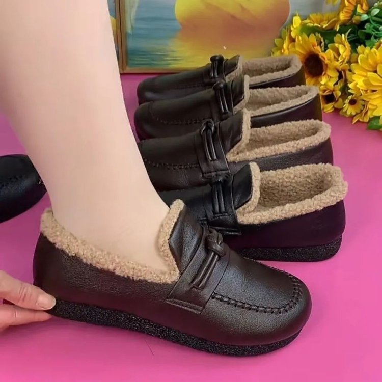 Damen Hausschuhe mit warmem Futter EB
