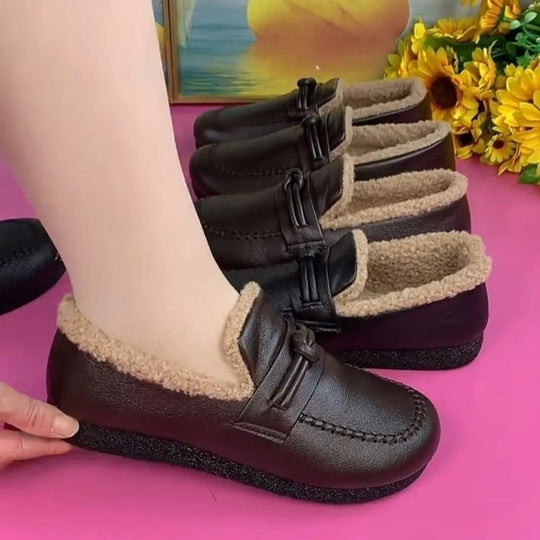 Damen Hausschuhe mit warmem Futter EB