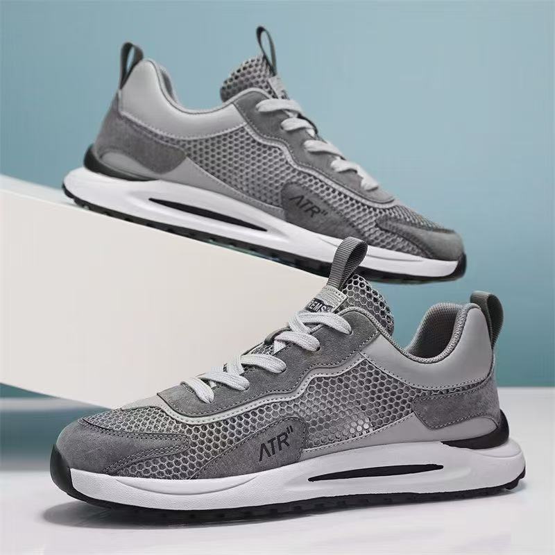 Damen Sportliche Freizeit-Schuhe mit atmungsaktiver Mesh-Oberfläche und robustem Fußbett EB