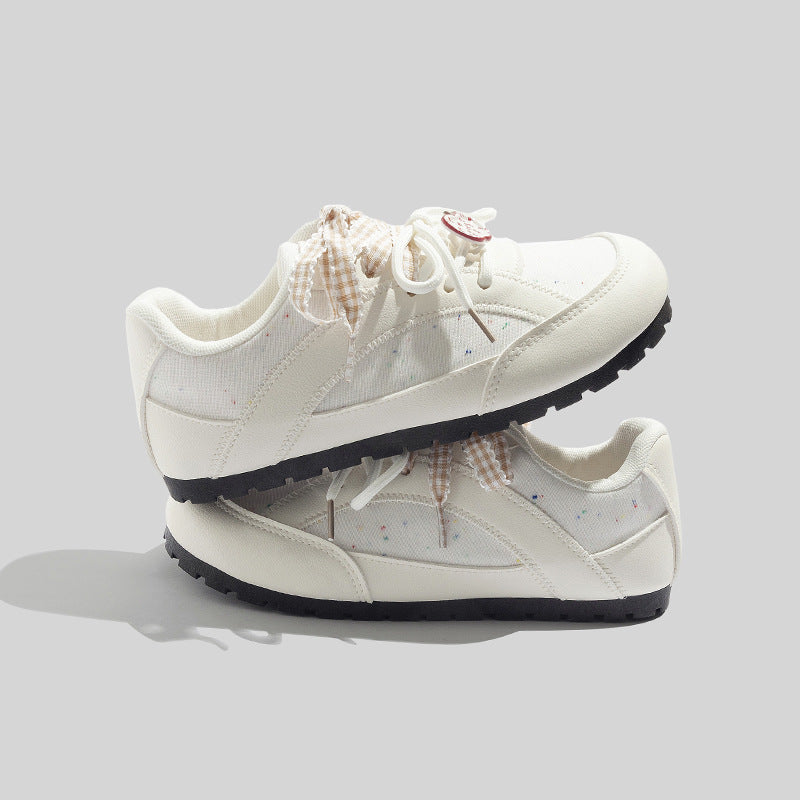 Damen Freizeit-Sneaker mit verspieltem Design und atmungsaktiver Oberflächenstruktur EB