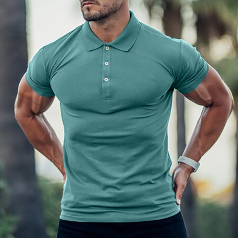 Herren Polo-Shirt mit körperbetontem Schnitt und hochwertiger Pique-Textur EB