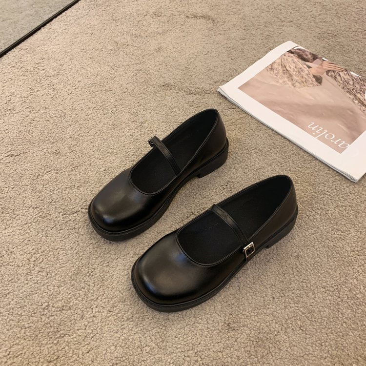 Damen elegante Mary Jane Ballerinas mit praktischen Schnallen und weich gepolsterter Innensohle Heidi-Mode