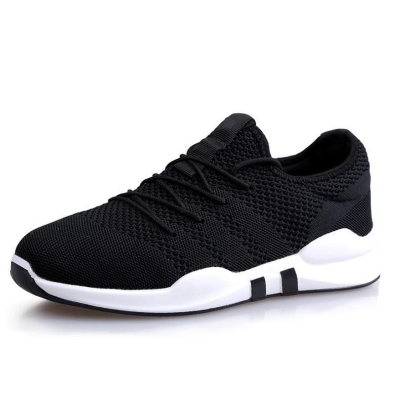 Damen Sportliche Leichtgewicht Sneakers mit atmungsaktiver Strickoberfläche EB